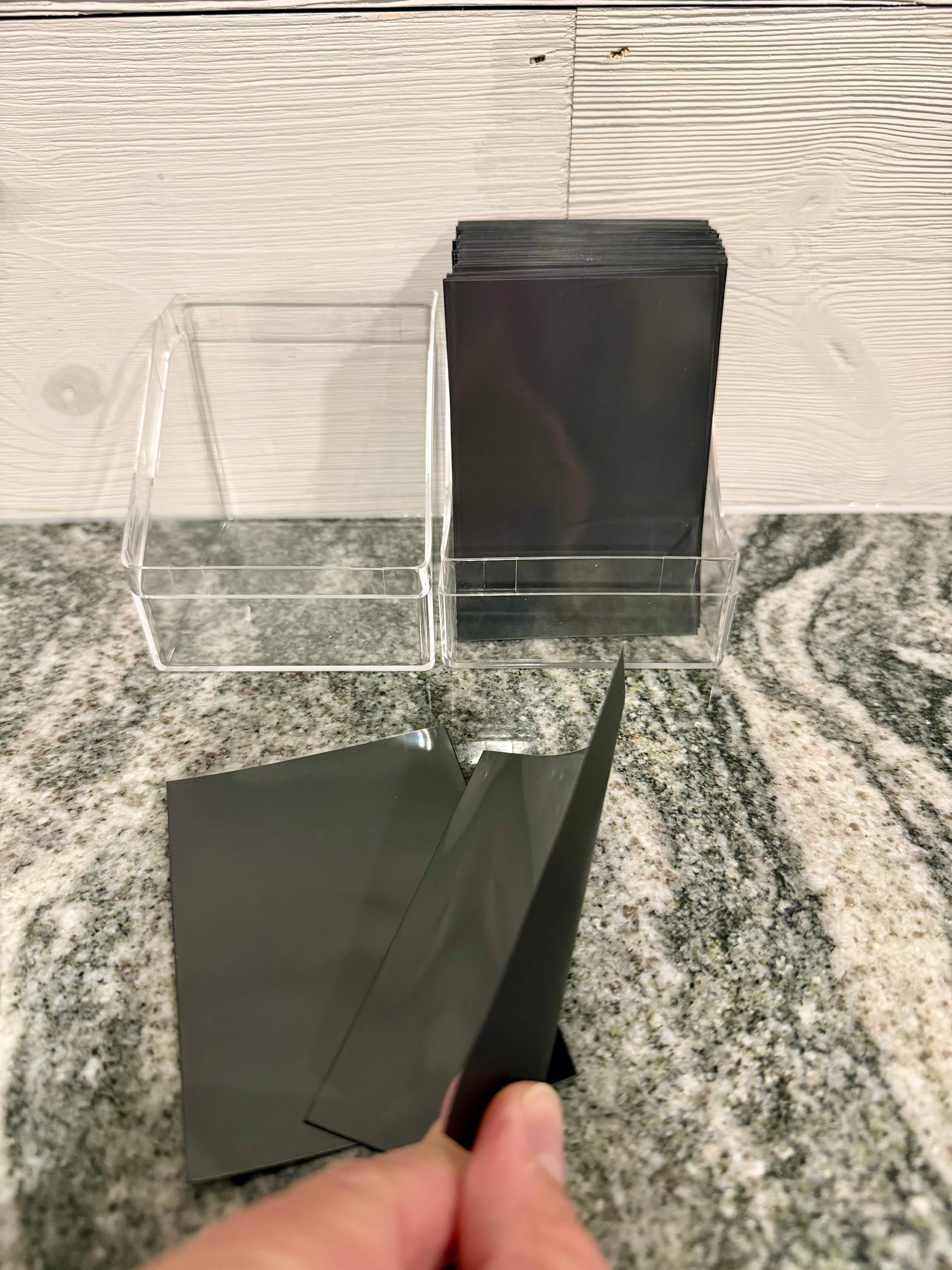 Deck Box with 100 Black Back Card Sleeves
