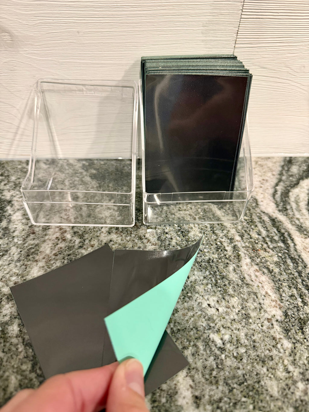 Deck Box with 100 Turquoise Back Card Sleeves