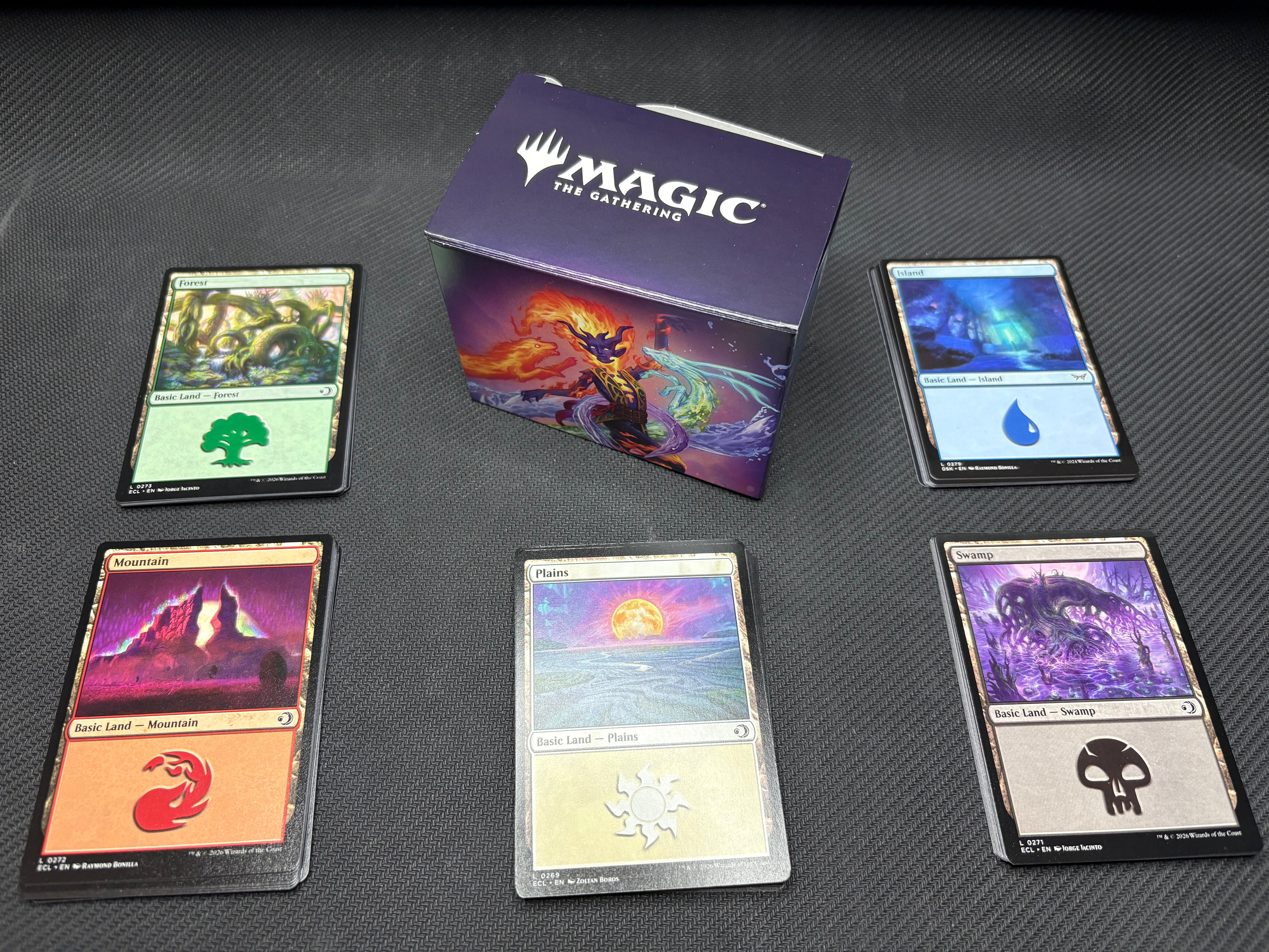 Magic: The Gathering Land Bundle with Deck Box – Hound Dog Gaming