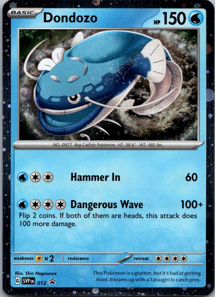 Dondozo (Cosmos Holofoil) 012 Holo Promo Scarlet & Violet Promo Pokemon NM