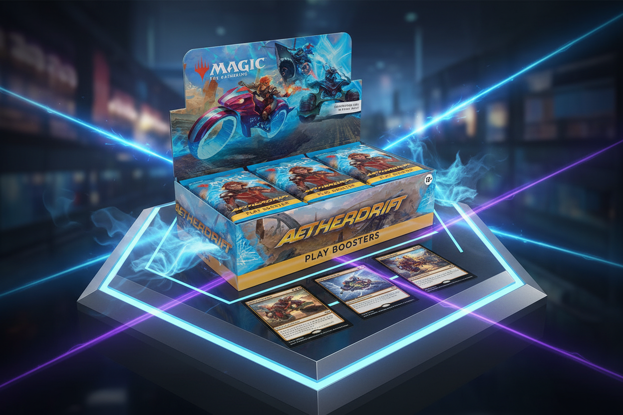 Aetherdrift Play Booster Display