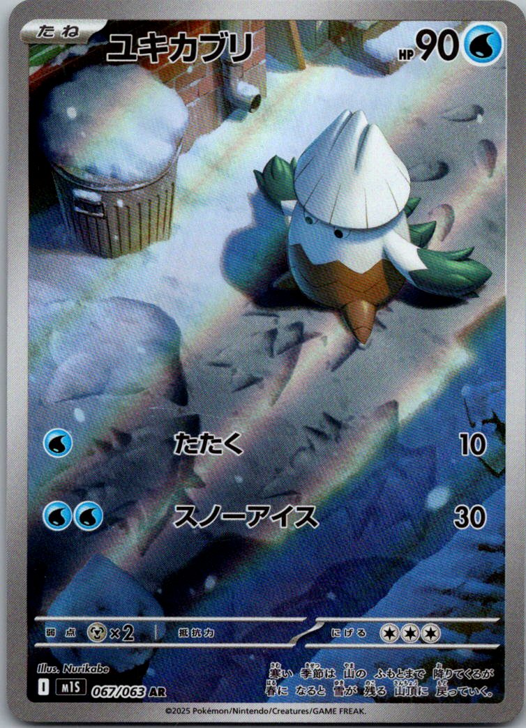 Snover 067/063 Art Rare Mega Symphonia Pokemon Japanese Near Mint