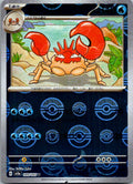Kingler (Poke Ball Pattern) 099/165 SV2a: Pokemon Card 151 Pokemon Japanese NM