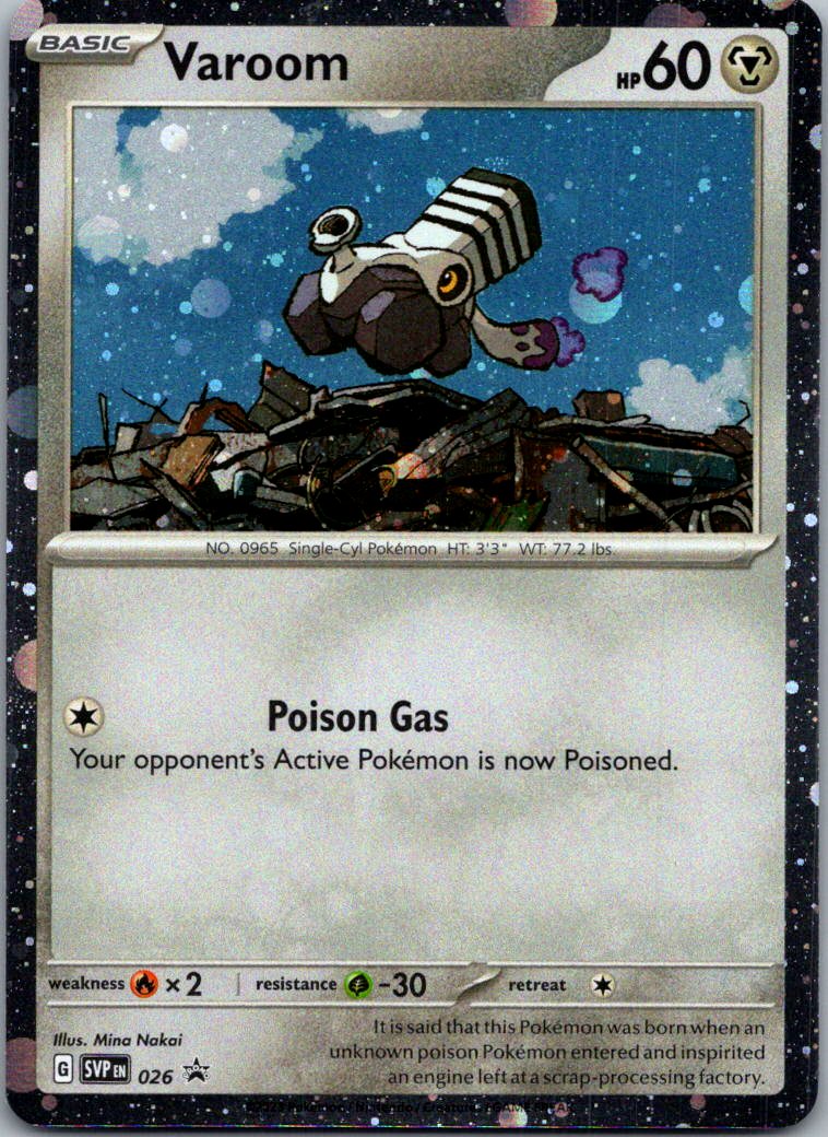 Varoom (Cosmos Holo) 026 Holo Promo Scarlet & Violet Promo Pokemon Near Mint