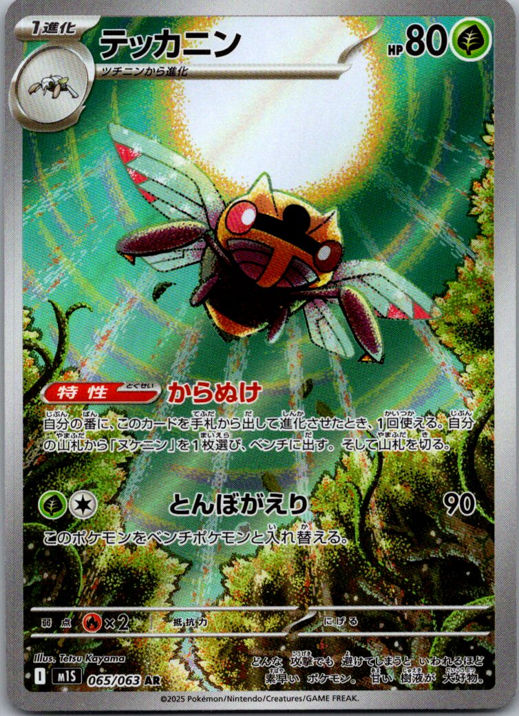 Ninjask 065/063 Art Rare Mega Symphonia Pokemon Japanese Near Mint