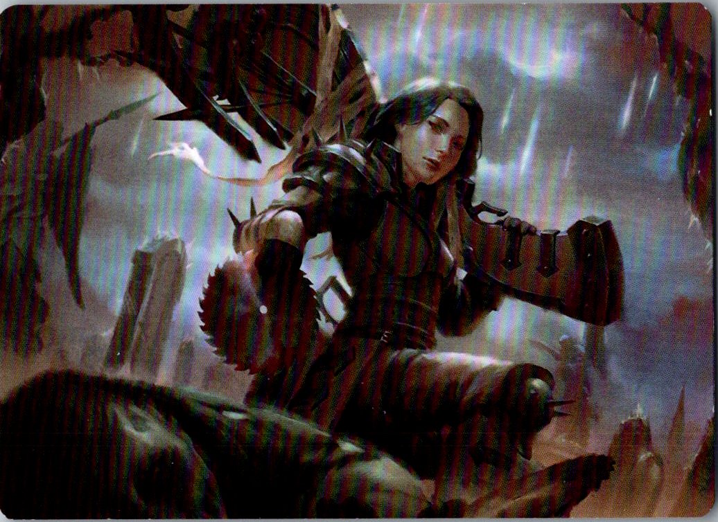Sawblade Slinger Art Card 54 Art Series: Innistrad: Crimson Vow MTG NM