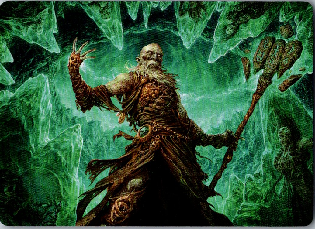 Draugr Necromancer Art Card 22 Art Series: Kaldheim Magic: The Gathering NM