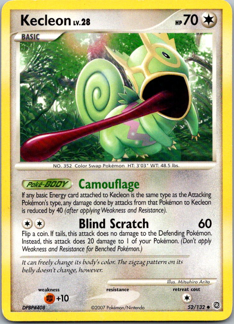 Kecleon 52/132 Uncommon Secret Wonders Pokemon Heavily Played