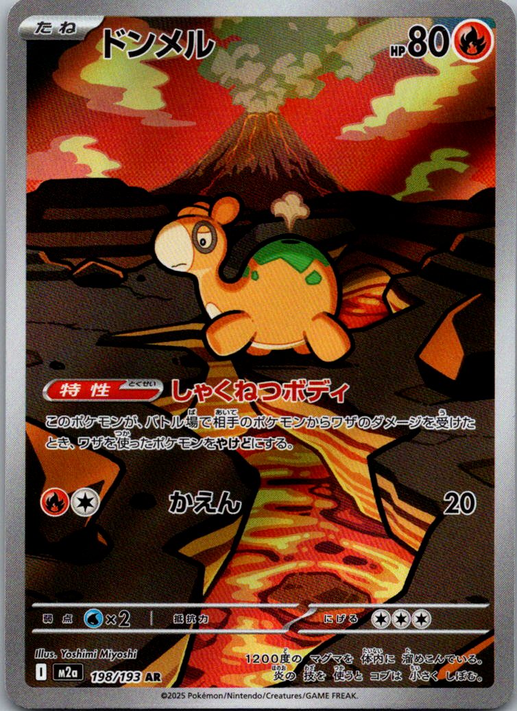 Numel 198/193 holo Art Rare MEGA Dream ex Pokemon Japanese Near Mint