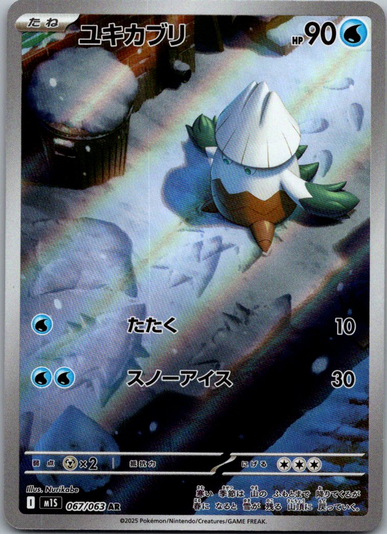 Snover 067/063 Art Rare Mega Symphonia Pokemon Japanese Near Mint