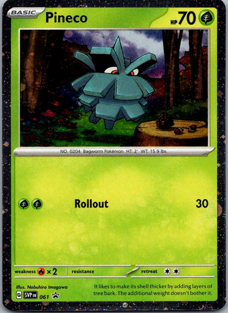 Pineco 061 Holo Promo Scarlet & Violet Promo Pokemon Near Mint