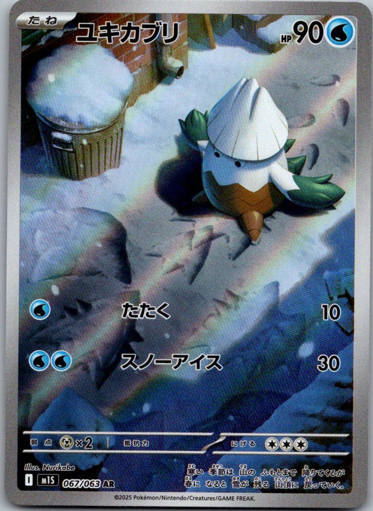 Snover 067/063 Art Rare Mega Symphonia Pokemon Japanese Near Mint