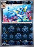 Vaporeon (Poke Ball Pattern) 134/165 SV2a: Pokemon Card 151 Pokemon Japanese NM