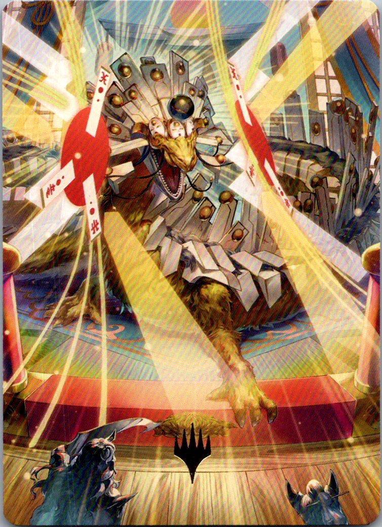Spirit-Sister's Call Art Gold-Stamped Signature 75 Art Kamigawa: Neon Dynasty NM