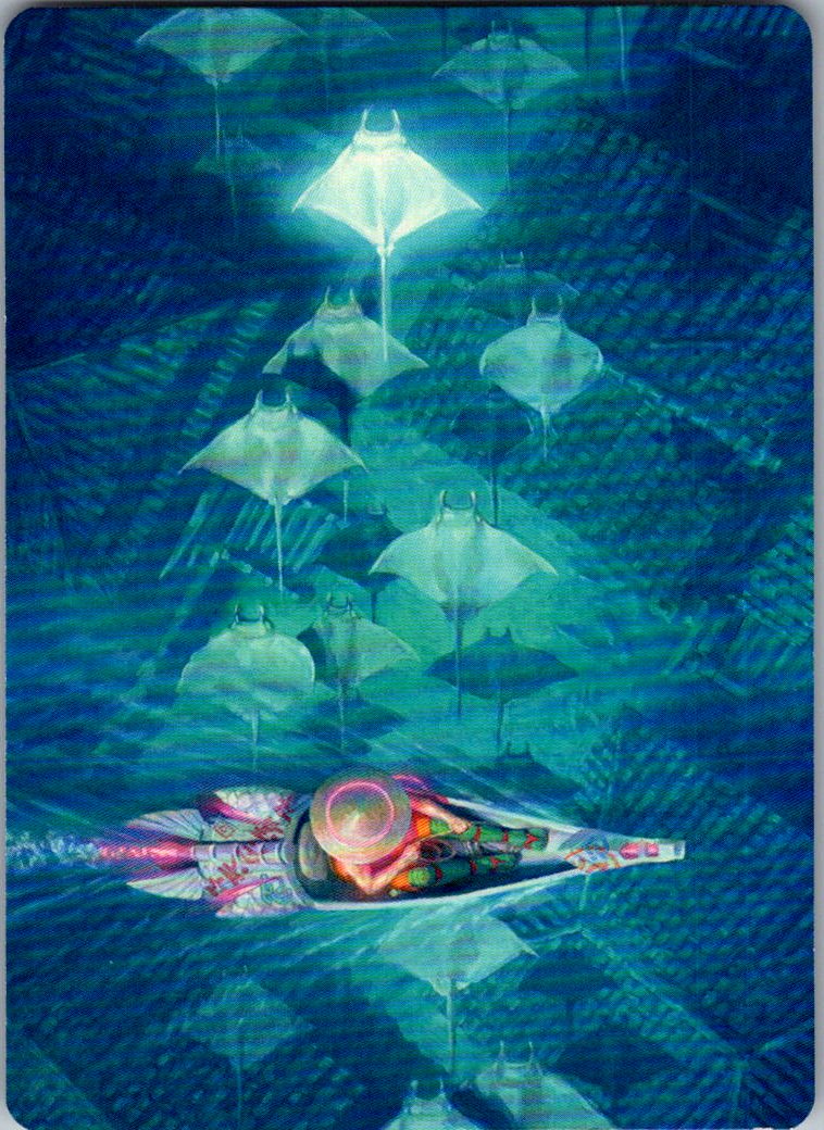 Discover the Impossible Art Card 43 Art Series: Kamigawa: Neon Dynasty MTG LP