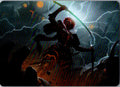 Raiyuu, Storm's Edge Art Card 31 Art Series: Kamigawa: Neon Dynasty MTG LP