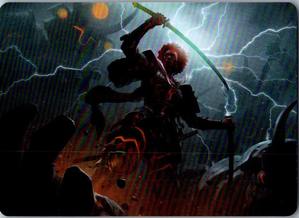 Raiyuu, Storm's Edge Art Card 31 Art Series: Kamigawa: Neon Dynasty MTG LP