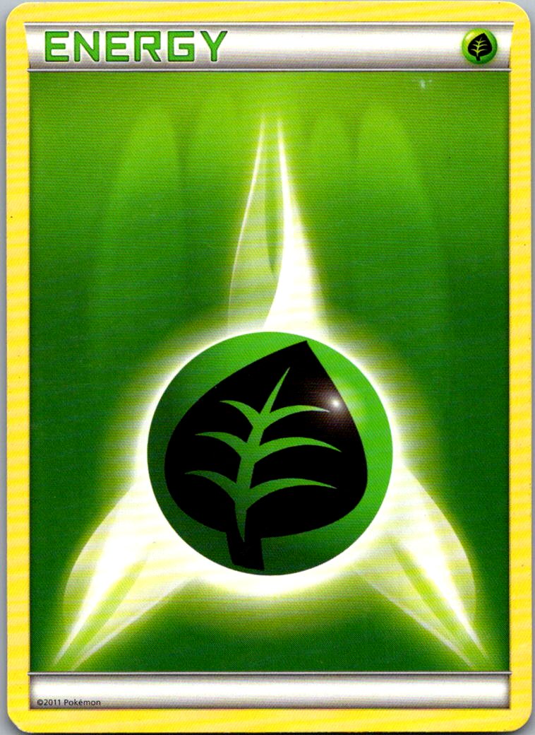 Grass Energy (2011 Unnumbered) Common League & Championship Cards Pokemon HP