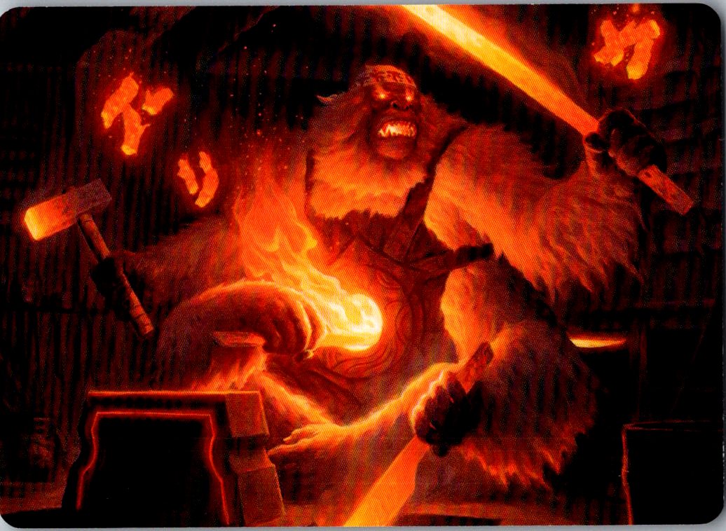 Kami of Industry Art Card 17 Art Series: Kamigawa: Neon Dynasty MTG LP