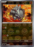Rhyhorn (Poke Ball Pattern) 111/165 SV2a: Pokemon Card 151 Pokemon Japanese NM