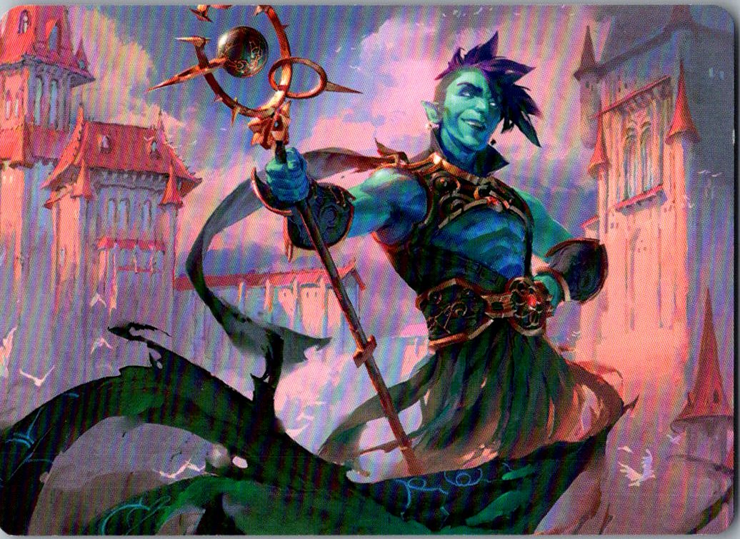 Haughty Djinn Art Card 15 Art Series: Dominaria United Magic: The Gathering LP