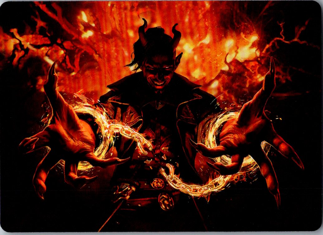 Tibalt's Trickery Art Card 38 Art Series: Kaldheim Magic: The Gathering NM