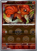 Vulpix (Poke Ball Pattern) 037/165 SV2a: Pokemon Card 151 Japanese Holo NM