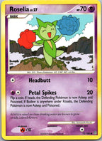 Roselia 72/100 Common Stormfront Pokemon Heavily Played