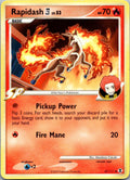 Rapidash E4 47/111 Uncommon Rising Rivals Pokemon Heavily Played