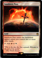 Sundown Pass 310 Rare Universes Beyond: Doctor Who Magic: The Gathering NM