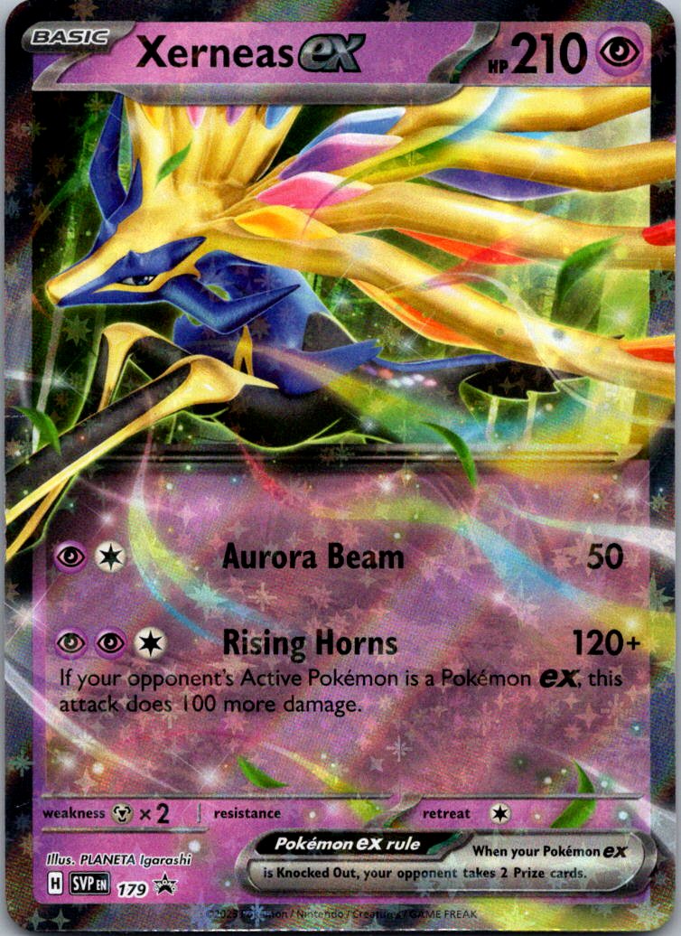 Xerneas ex 179 Holo Promo Scarlet & Violet Promo Pokemon Near Mint