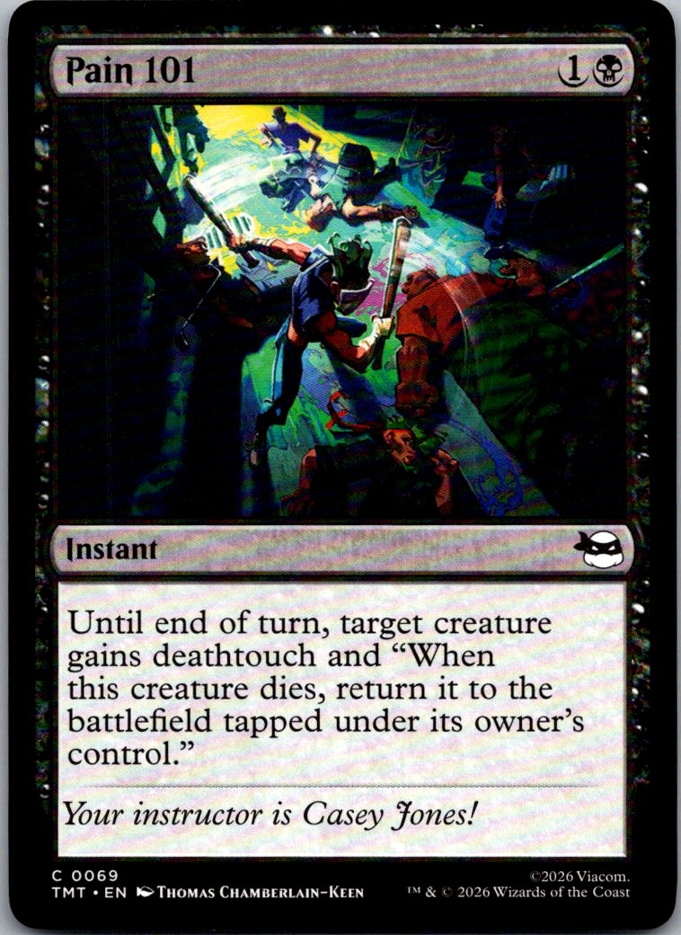Pain 101 0069 Common Teenage Mutant Ninja Turtles Magic: The Gathering Near Mint