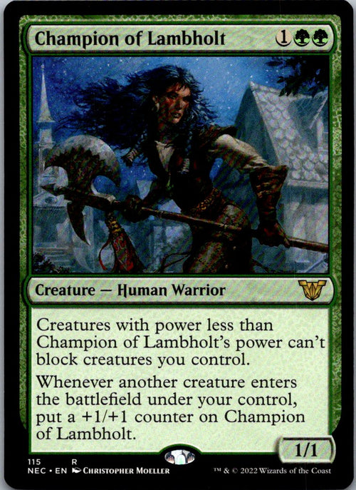 Champion of Lambholt 115 Commander: Kamigawa: Neon Dynasty Magic NM