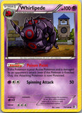 Whirlipede 73/149 Uncommon Boundaries Crossed Pokemon Lightly Played
