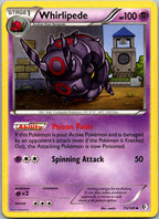 Whirlipede 73/149 Uncommon Boundaries Crossed Pokemon Lightly Played