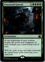 Unnatural Growth 206 Rare Innistrad: Midnight Hunt Magic: The Gathering Foil NM