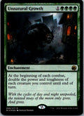 Unnatural Growth 206 Rare Innistrad: Midnight Hunt Magic: The Gathering Foil NM