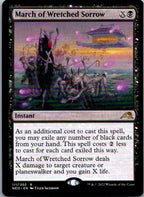 March of Wretched Sorrow 111 Rare Kamigawa: Neon Dynasty Magic: The Gathering NM