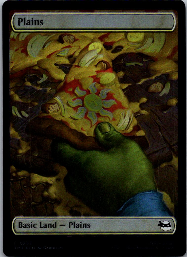 Plains (0253) 0253 Teenage Mutant Ninja Turtles Magic: The Gathering Foil NM