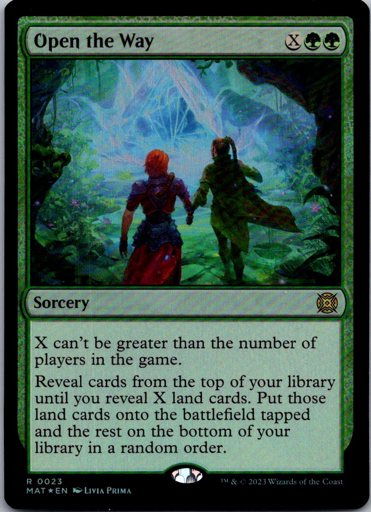 Open the Way 23 March of the Machine: The Aftermath Magic: The Gathering Foil NM