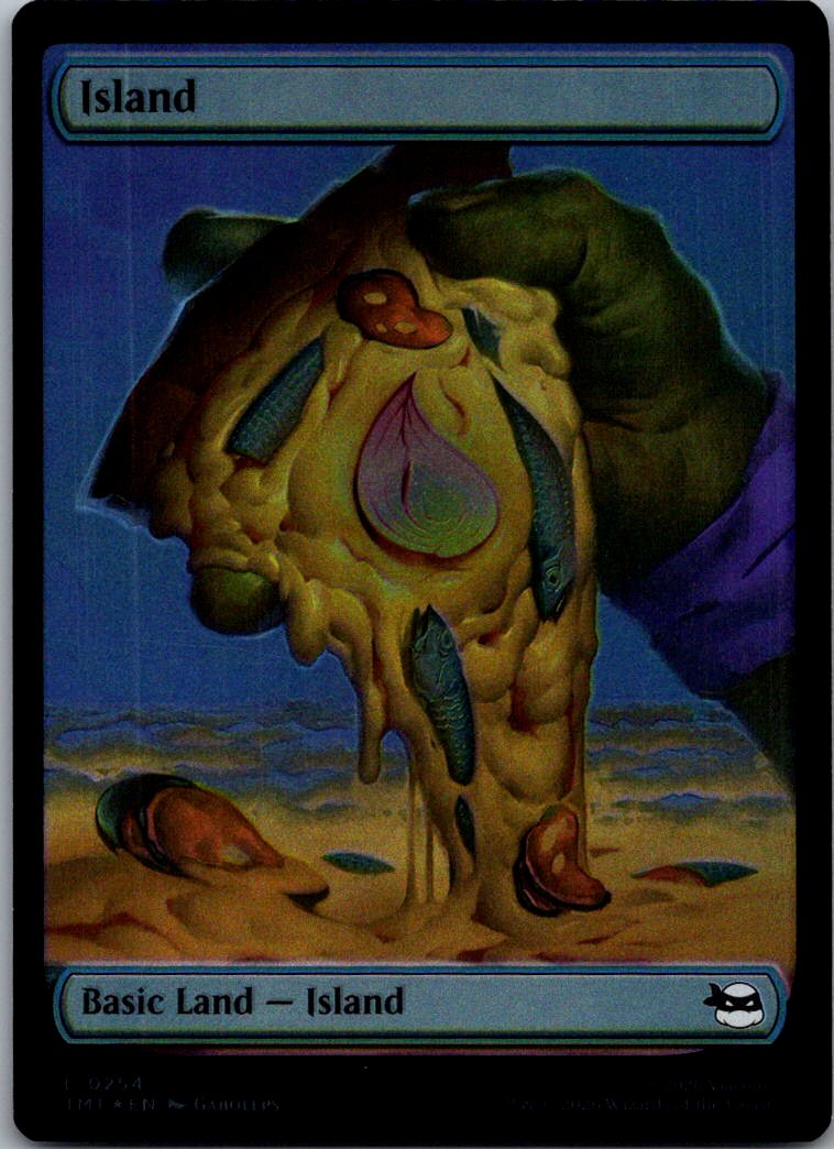 Island (0254) 0254 Teenage Mutant Ninja Turtles Magic: The Gathering Foil NM