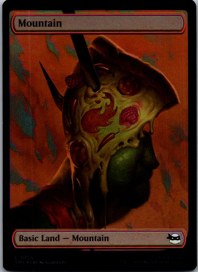 Mountain (0256) 0256 Teenage Mutant Ninja Turtles Magic: The Gathering Foil NM