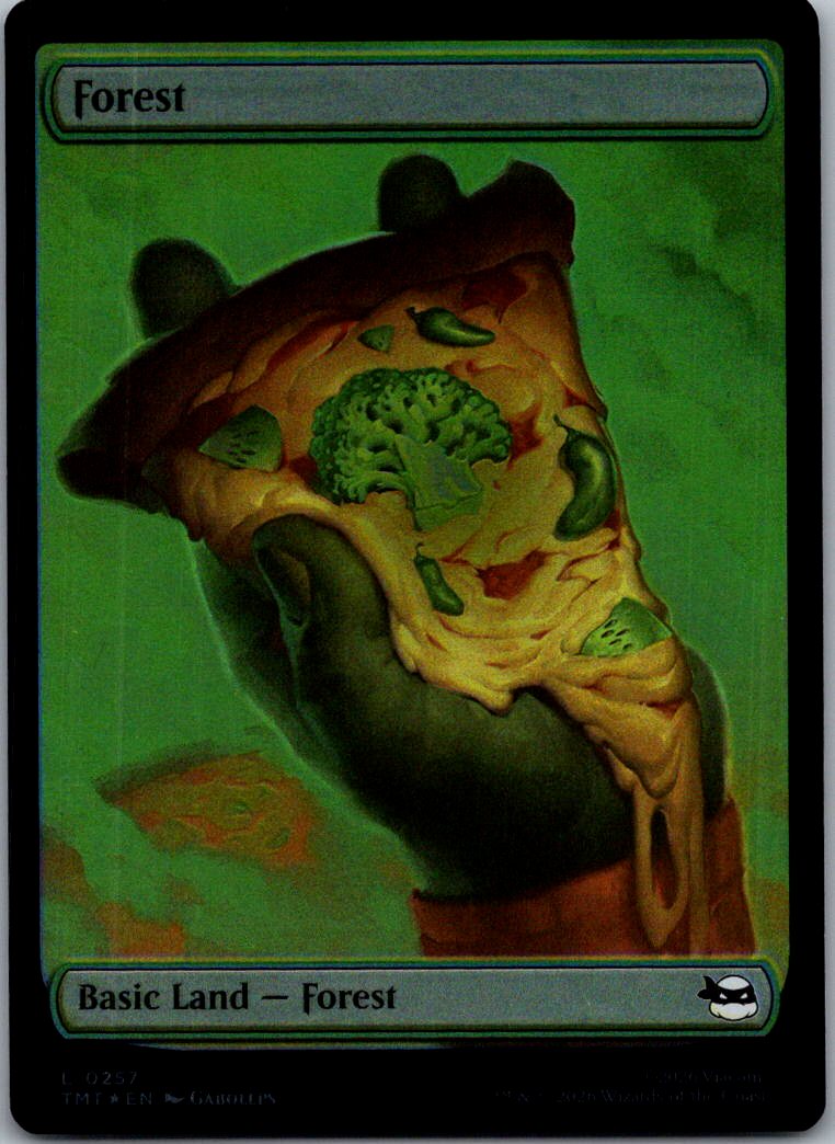 Forest (0257) 0257 Teenage Mutant Ninja Turtles Magic: The Gathering Foil NM