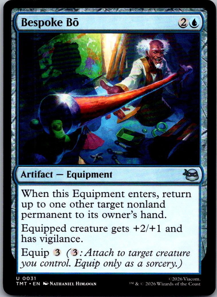 Bespoke Bo 0031 Uncommon Teenage Mutant Ninja Turtles Magic: The Gathering NM