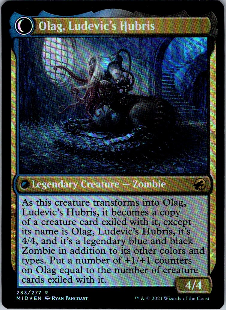 Ludevic, Necrogenius 233 Rare Innistrad: Midnight Hunt Magic: The Gathering NM