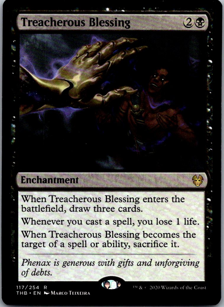 Treacherous Blessing 117 Rare Theros Beyond Death Magic: The Gathering Near Mint
