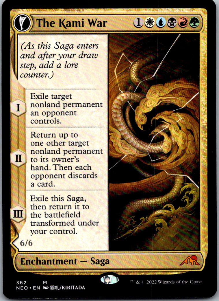 The Kami War (Showcase) 362 Kamigawa: Neon Dynasty Magic: The Gathering NM