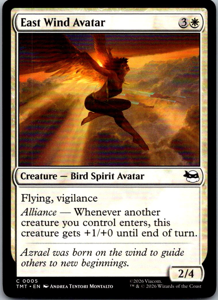 East Wind Avatar 0005 Teenage Mutant Ninja Turtles Magic: The Gathering NM