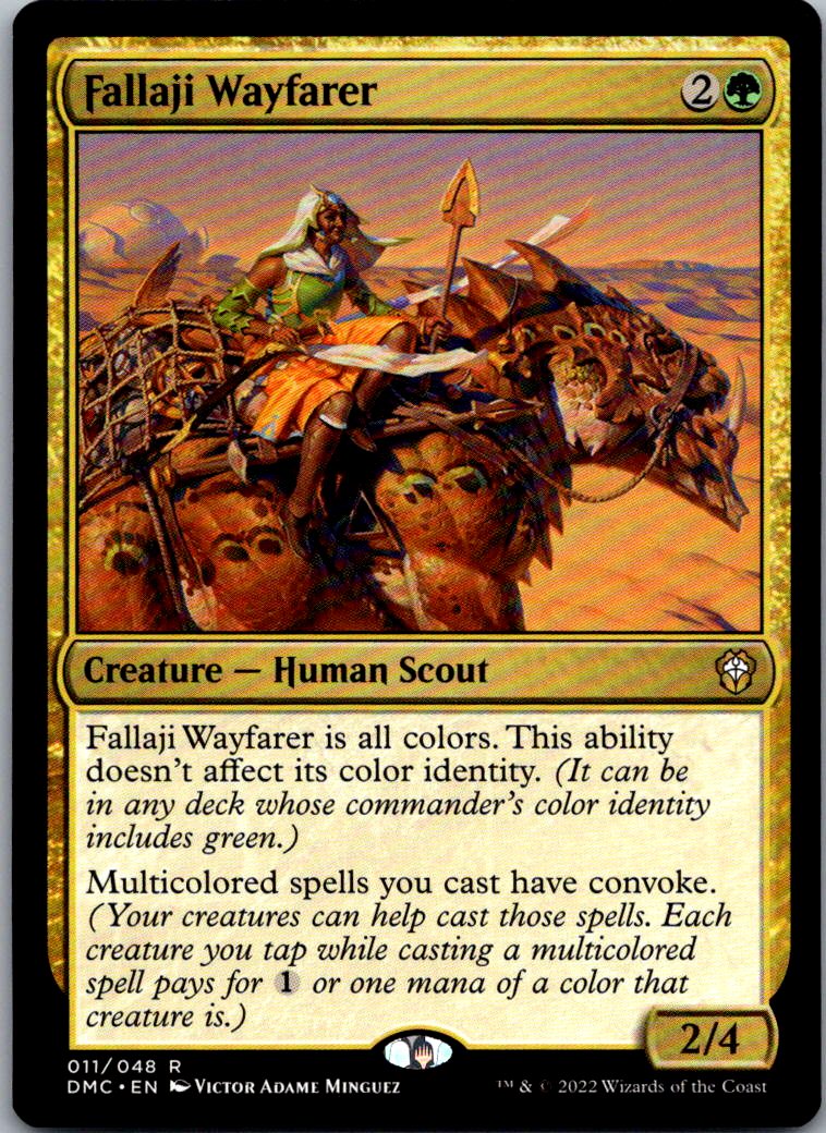 Fallaji Wayfarer 11 Rare Commander: Dominaria United Magic: The Gathering NM