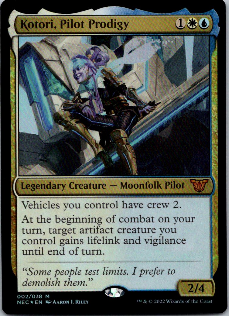 Kotori, Pilot Prodigy 2 Foil Commander: Kamigawa: Neon Dynasty MTG NM